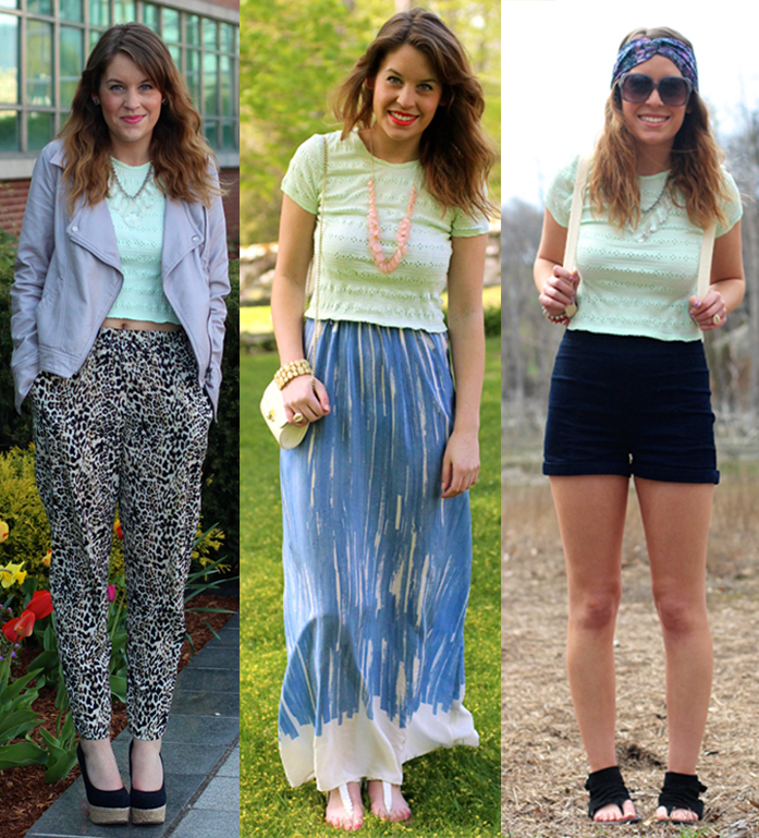 How to Wear a Crop Top, Street Style