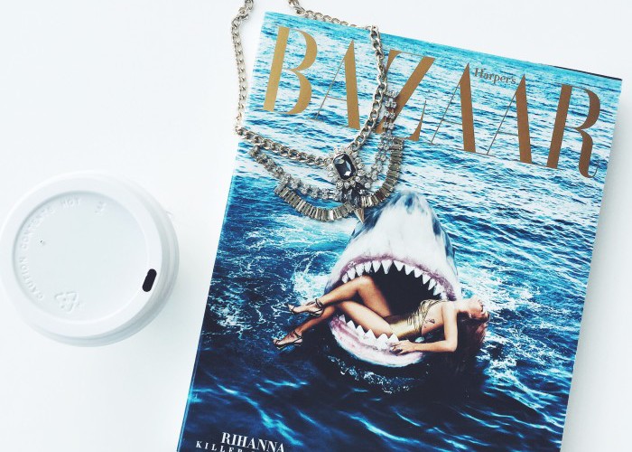 Harper's Bazaar shark cover
