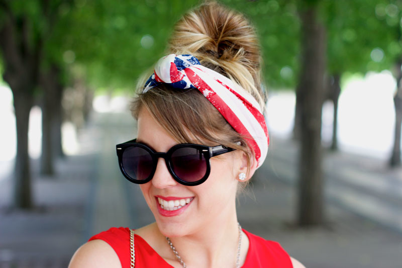 american flag headband